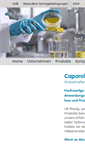 Mobile Screenshot of caparol-cis.de